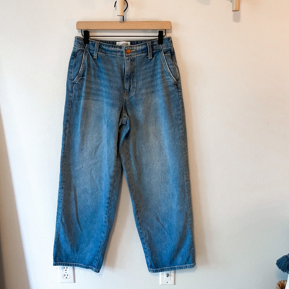 Universal Thread Relaxed Straight Light Wash Jean - image 2